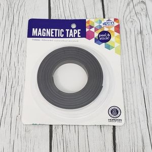 New Peel and Stick Magnetic Tape Strip, (0.5" x 10ft)
